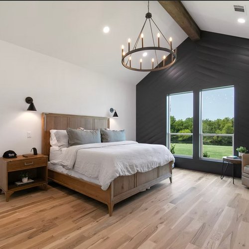 Happy Texas Hometown Floors customers in Forney, TX and the DFW area showing off their beautiful new flooring installations