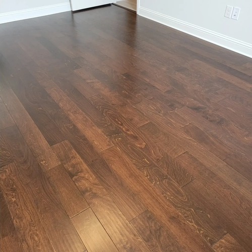 Happy Texas Hometown Floors customers in Forney, TX and the DFW area showing off their beautiful new flooring installations